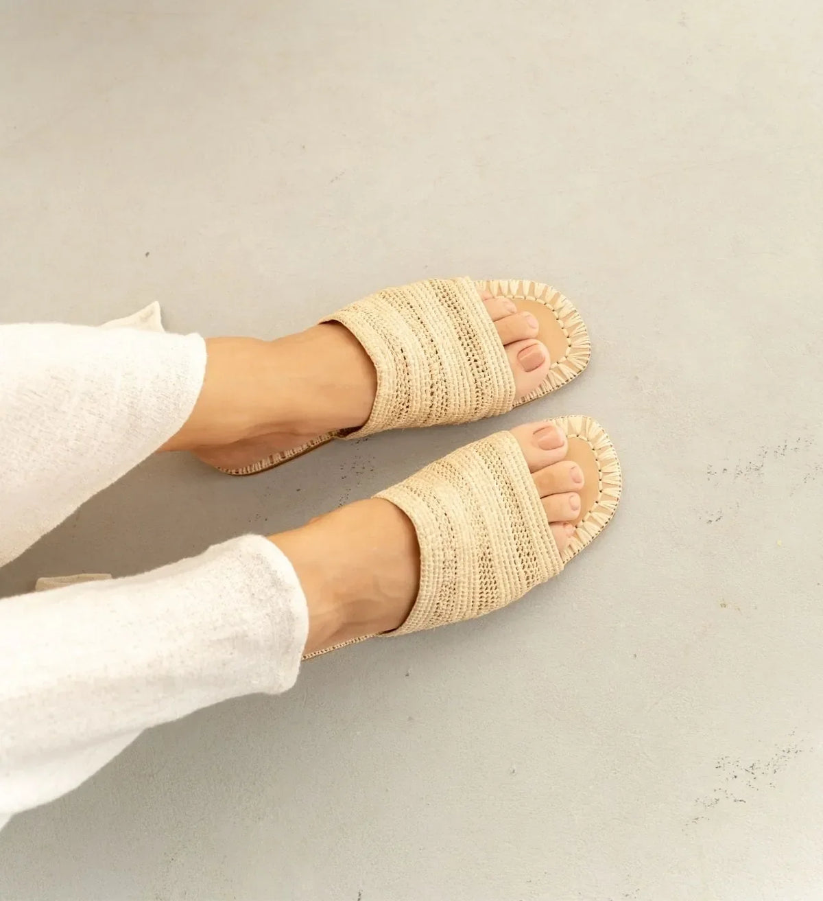 Anir, sustainable, handmade sandals made from natural materials by Bulibasha