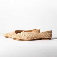 Ayyur Women's Flats Natural Beige