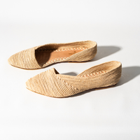 Ayyur Women's Flats Natural Beige