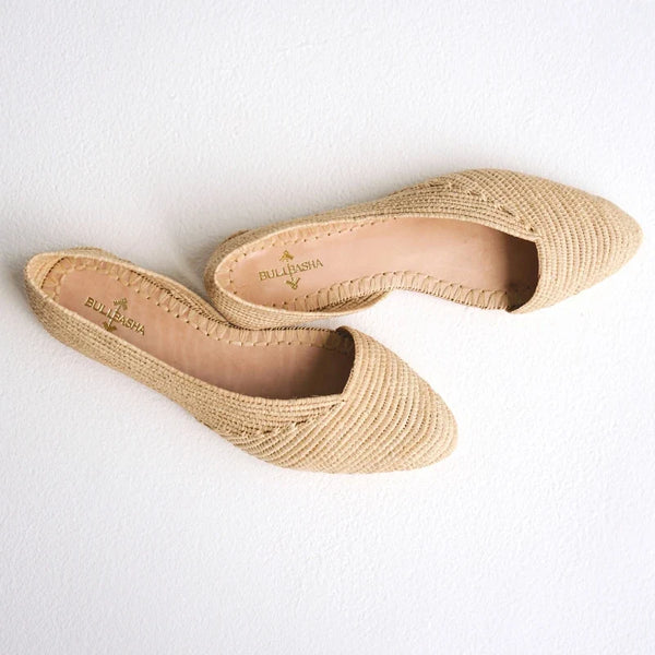 Ayyur Women's Flats Natural Beige