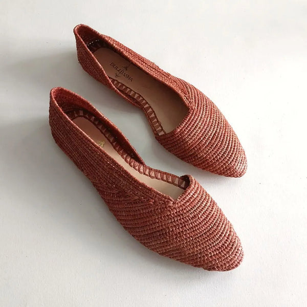 Ayyur Women's Flats Red