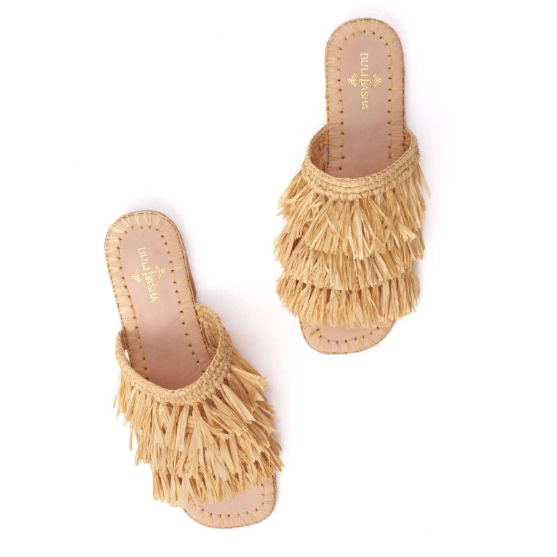 Massa, sustainable, handmade flats made from natural materials by Bulibasha