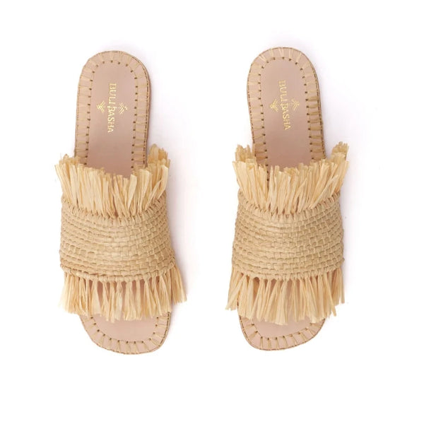 Basha Women's Slides Natural Beige