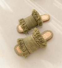 Basha Green, sustainable, handmade sandals made from natural materials by Bulibasha