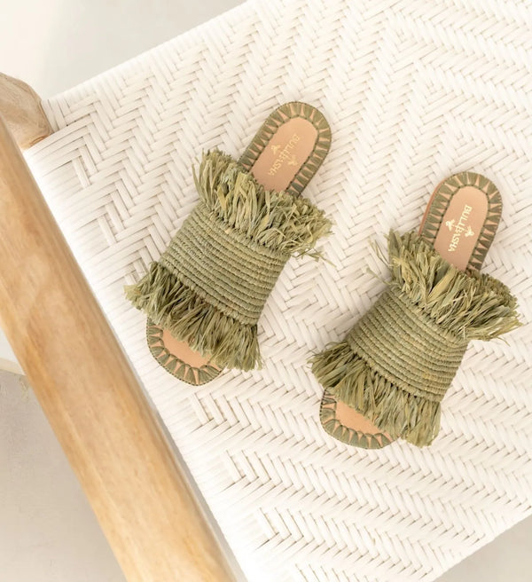 Basha Women's Slides Green