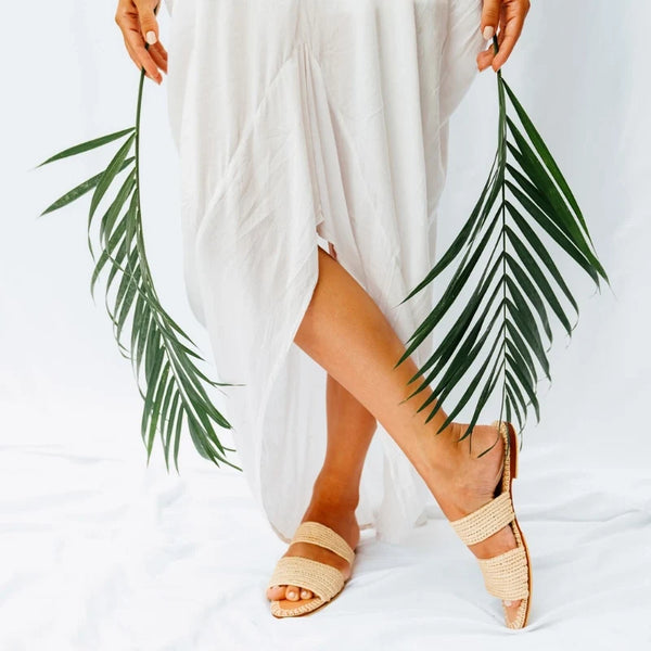 Dariau Women's Slides Natural Beige