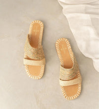 Zigza | Neutral Mix, sustainable, sandals made from natural materials by Bulibasha