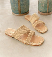 Zira Women's Slides Natural Beige
