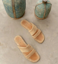 Zira Women's Slides Natural Beige