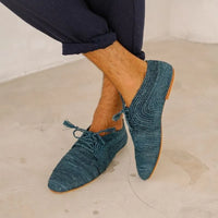 Agizul Midnight, sustainable, handmade shoes made from natural materials by Bulibasha