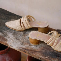 Thiyya, sustainable, heels made from natural materials by Bulibasha