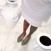 Ayyur Green, sustainable, handmade flats made from natural materials by Bulibasha