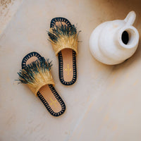 Basha Nour Women's Slides Blue
