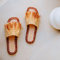 Basha Nour Women's Slides Red