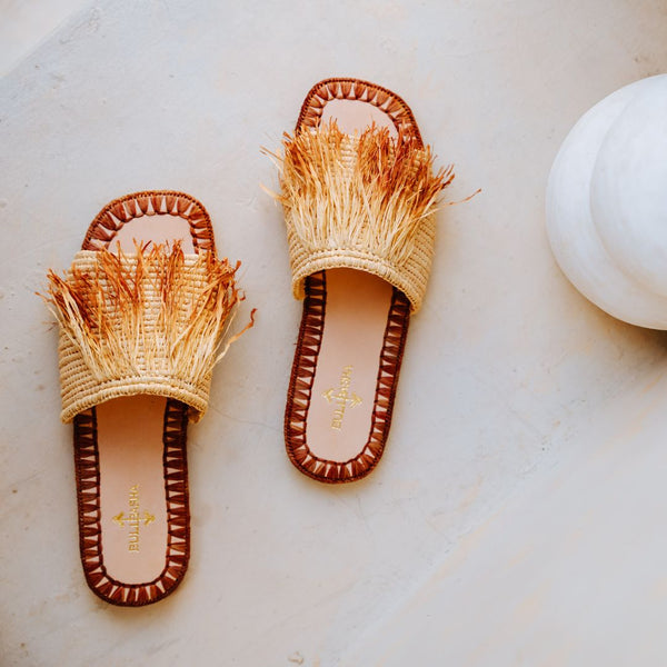 Basha Nour Women's Slides Red