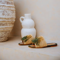 Basha Nour Women's Slides Green
